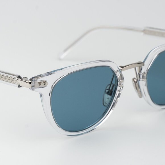 Prada Women Sunglasses Crystal Green Polarized Oval PR17YS 2AZ04D BRAND NEW - Picture 6 of 13